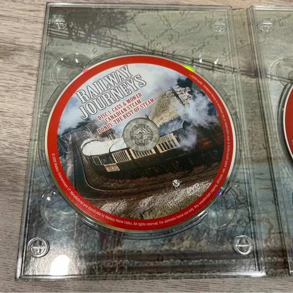 Railway Journeys: The Vanishing Age of Steam DVD 5-Disc Set 2005 Train History - Picture 3 of 11